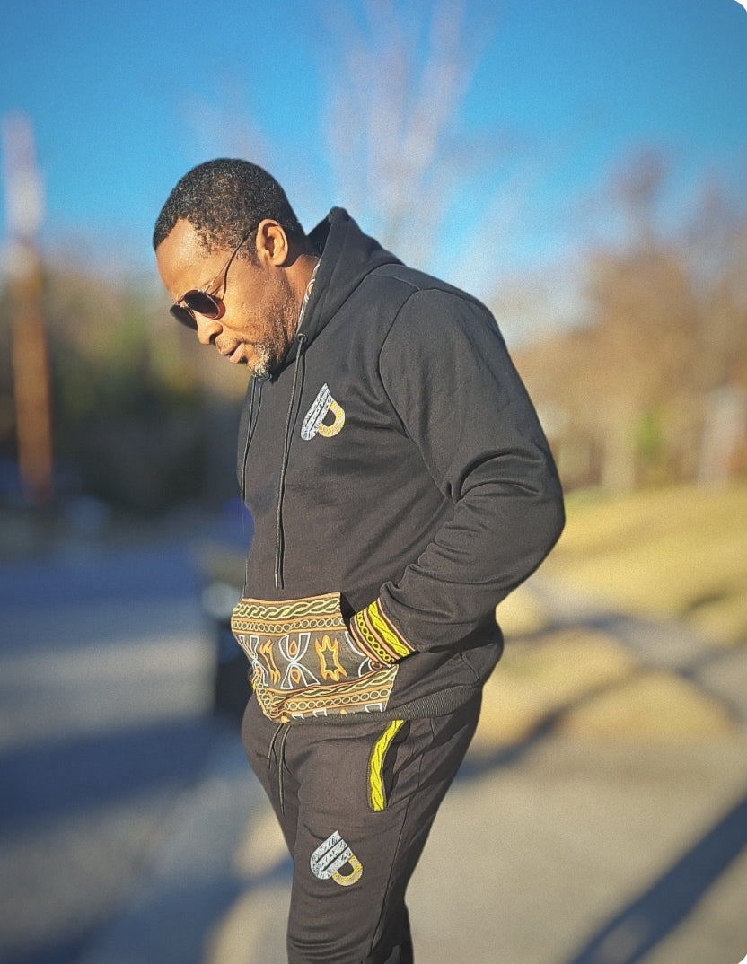 Fashion Tracksuit Toghu African Design Unisex Jogger set.