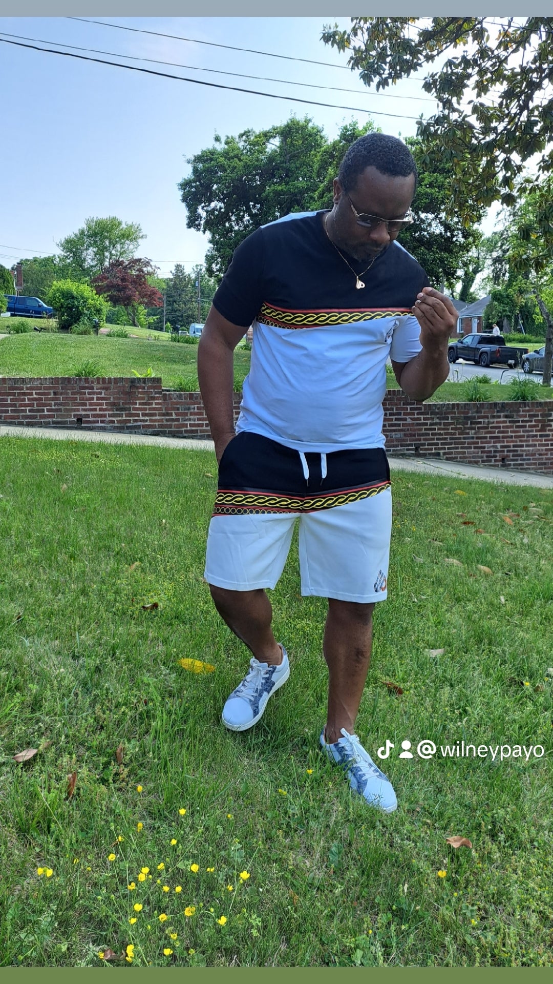 Fashion Toghu African Pattern Print Men's Women's Short Sleeve Shirt and Shorts Set 2 Piece Summer Outfits Tracksuits Casual Unisex