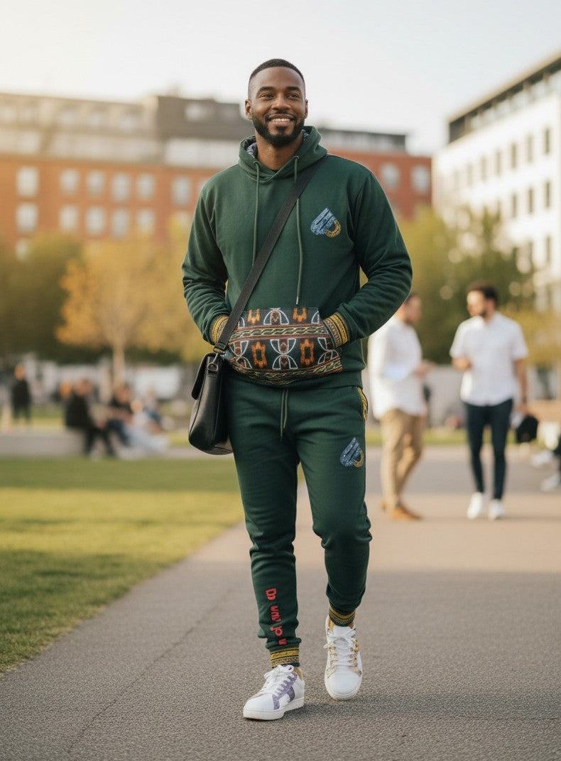 Fashion Tracksuit Toghu African Design Unisex Jogger set.