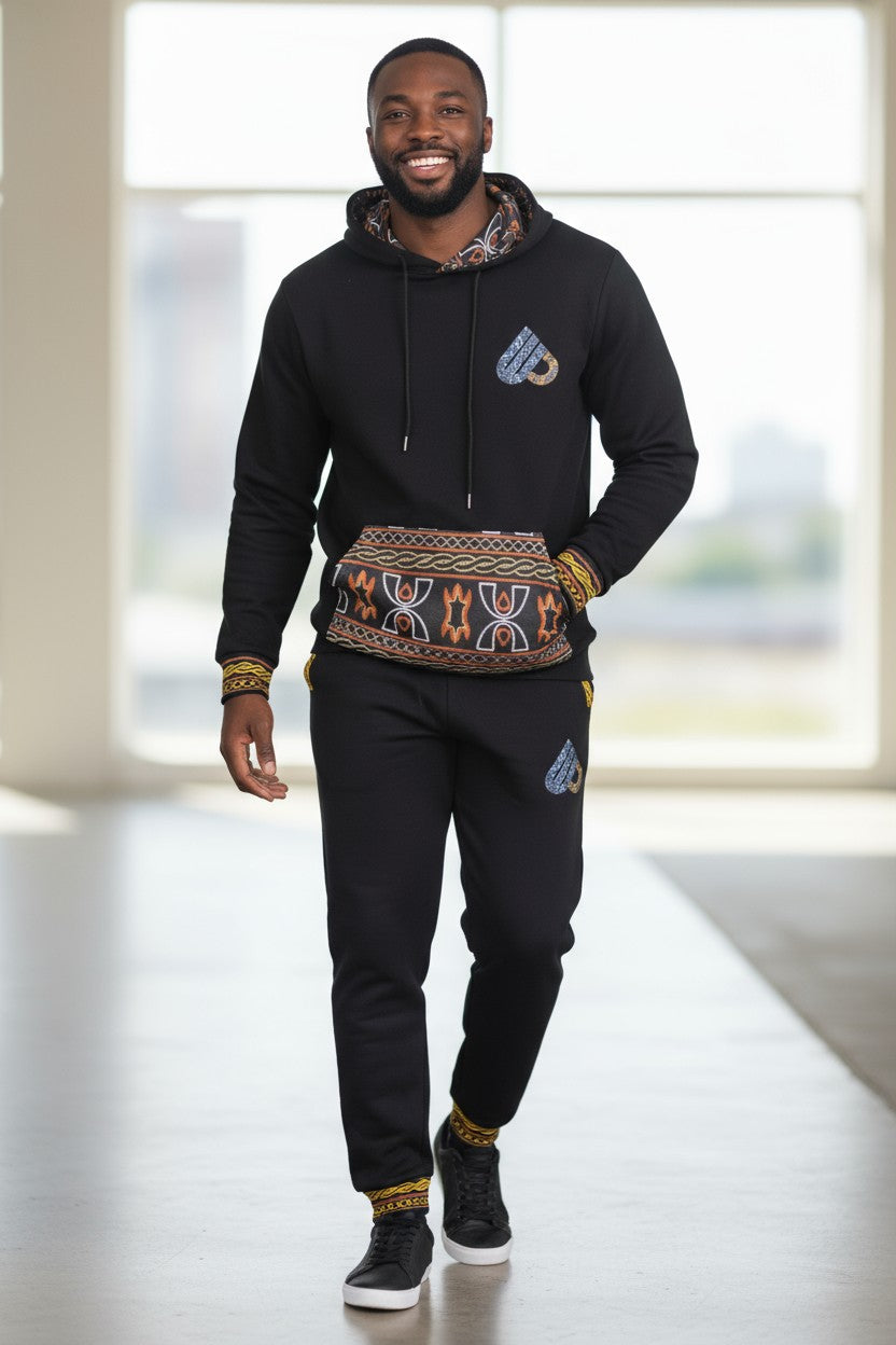 Fashion Tracksuit Toghu African Design Unisex Jogger set.