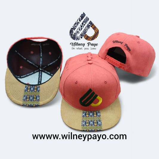 Fashion Cap ,Toghu African print suede 6 panel Snapback Cap Hats,  Unisex Cap/ Hat