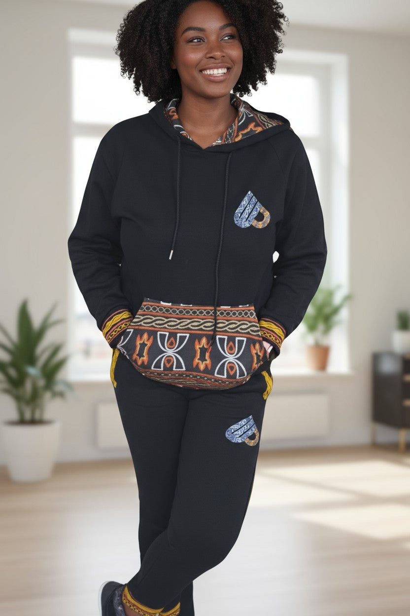 Fashion Tracksuit Toghu African Design Unisex Jogger set.