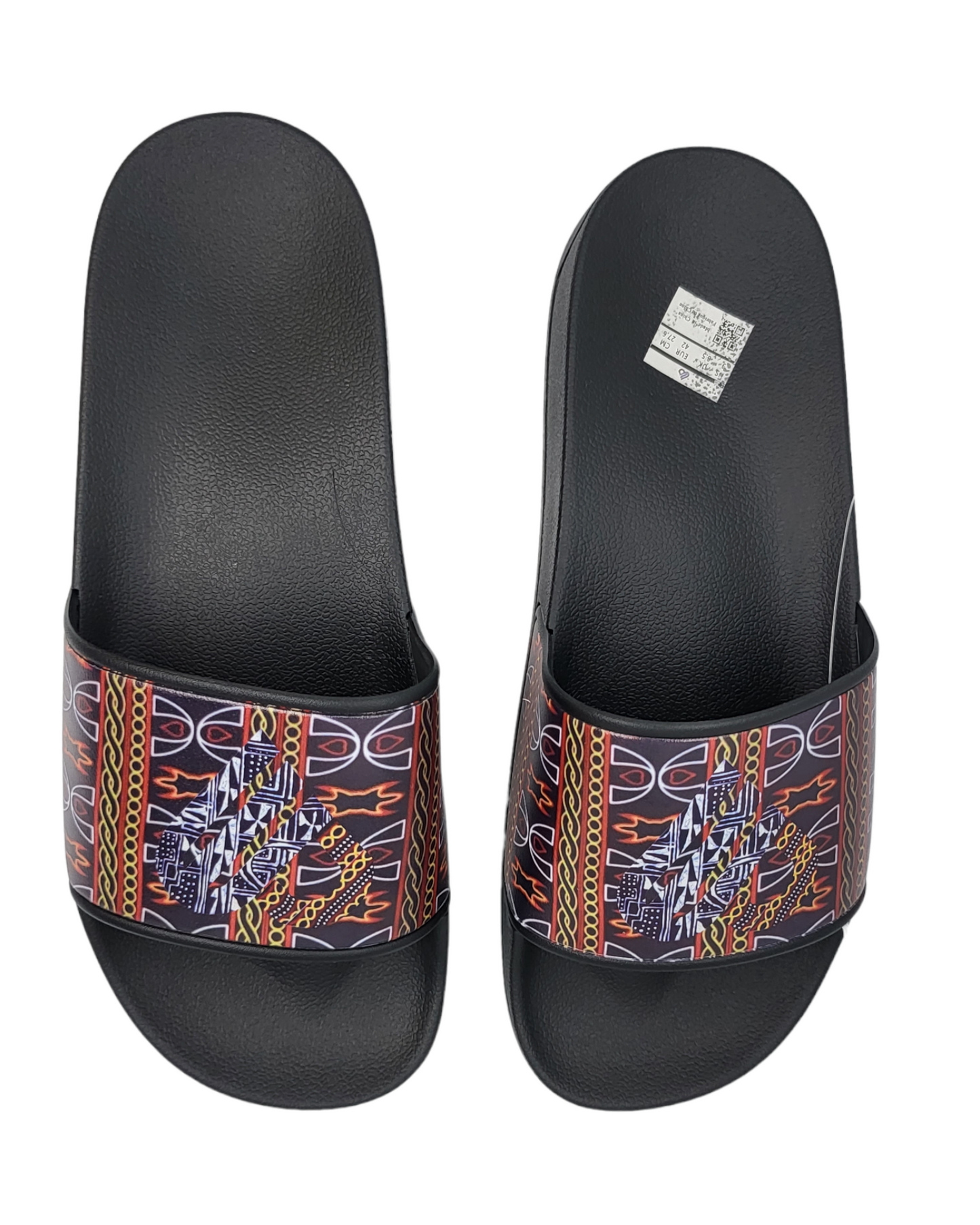 Fashion Ndop, Toghu pattern Confortable Slippers Unisex, Sandals