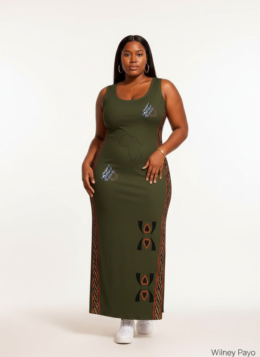 Wilney Payo African Heritage Maxi Dress