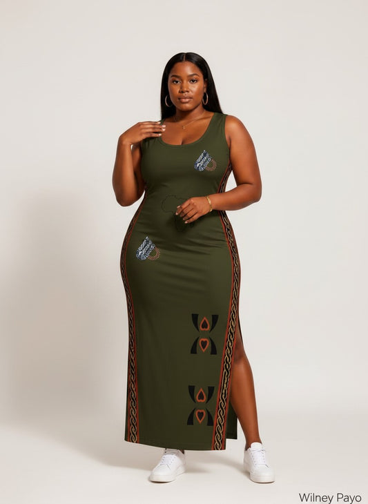 Wilney Payo African Heritage Maxi Dress