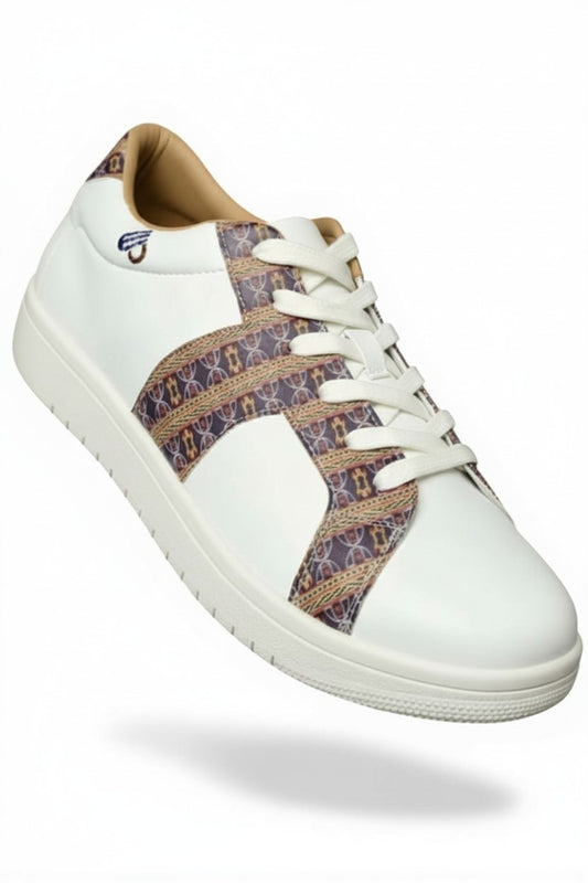 Mboa  Toghu Print low top Unisex Sneakers