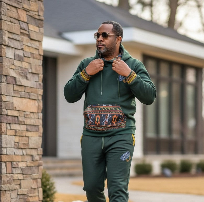 Fashion Tracksuit Toghu African Design Unisex Jogger set.