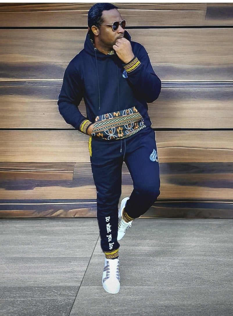 Fashion Tracksuit Toghu African Design Unisex Jogger set.