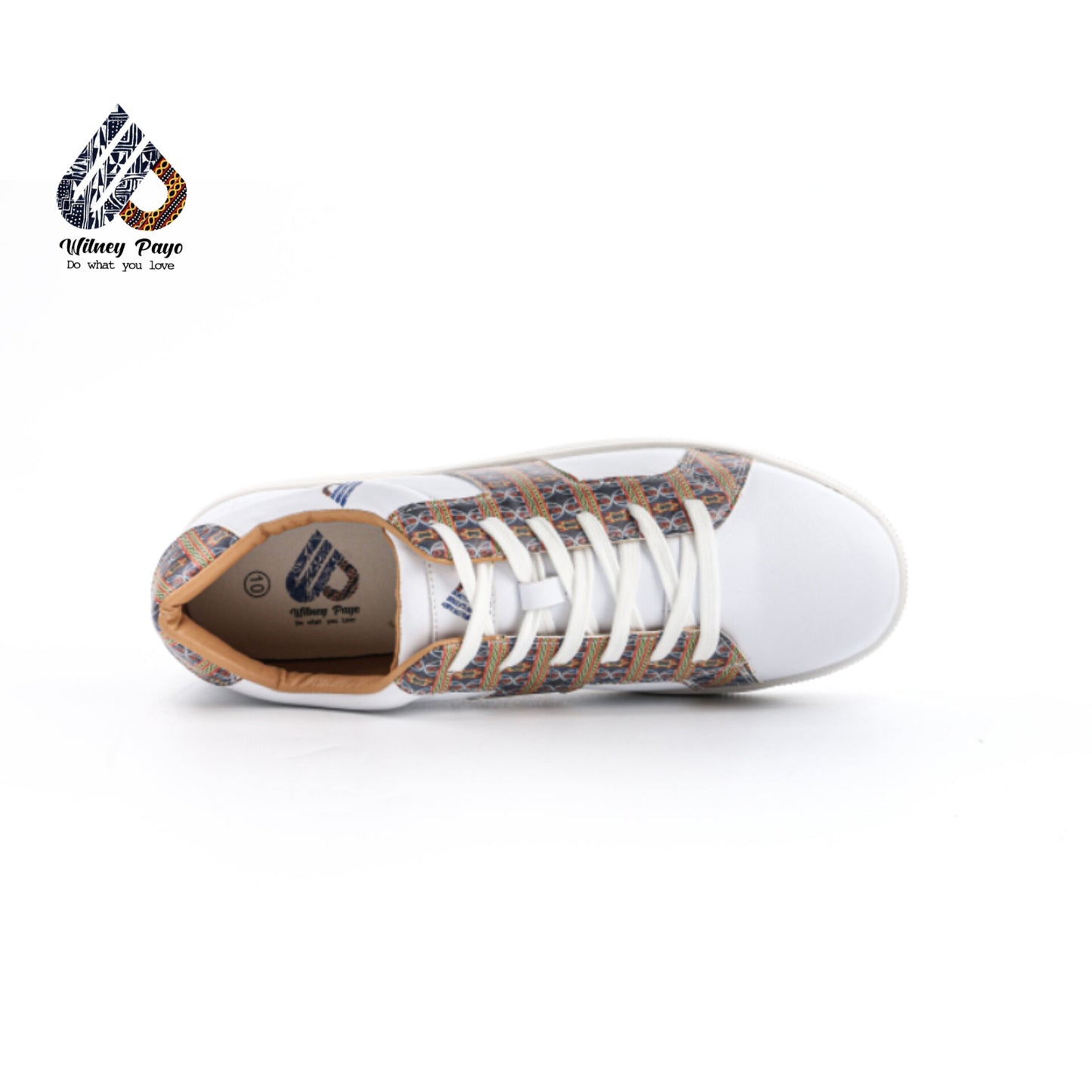 Mboa  Toghu Print low top Unisex Sneakers